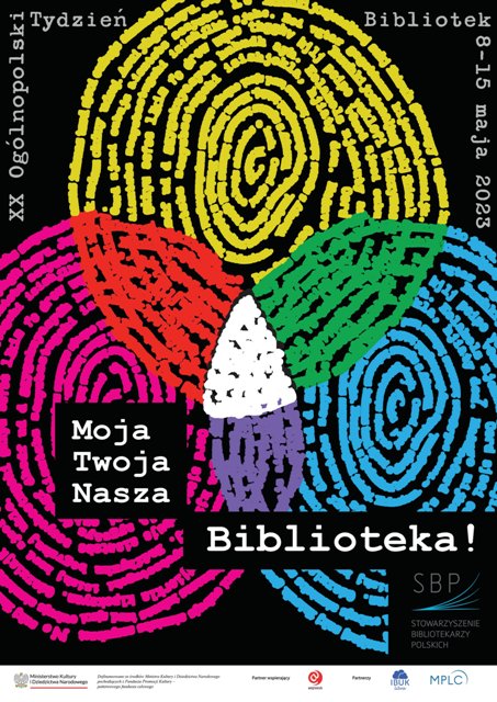 XX Ogólnopolski Tydzień Bibliotek - 8 - 15 maja 2023