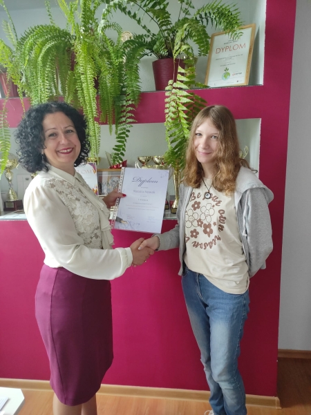 Natalia Nowak zwyciężczynią szkolnego konkursu plastycznego 