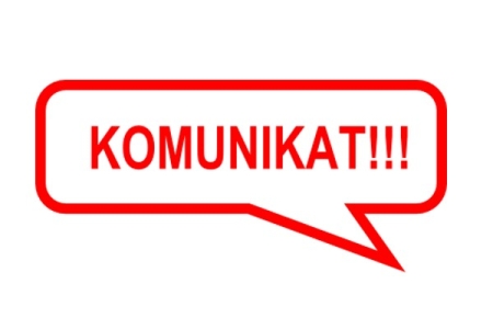 Komunikat!