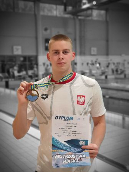 Nasz absolwent Patryk Rożenek złotym medalistą Mistrzostw Śląska
