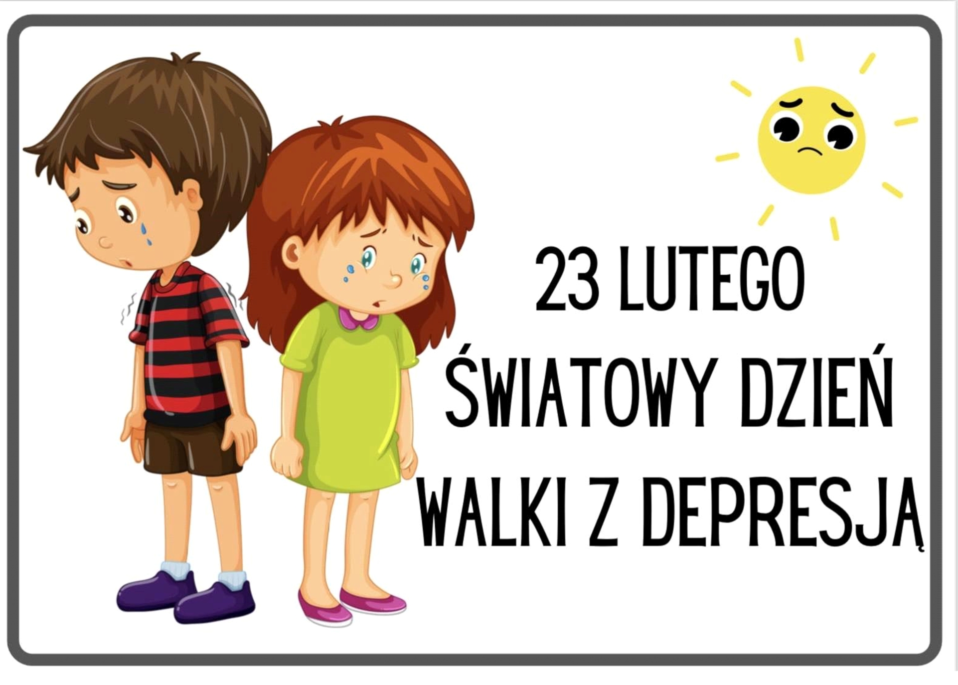 23 lutego Światowy Dzień Walki z Depresją