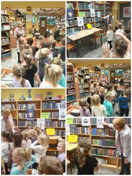 ''Kotki'' z PP nr 2 w Radlinie odwiedziły szkolną bibliotekę i złapały czytelnic...