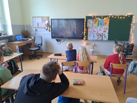 Innowacja ''Europa i ja'' w 2c - oglądamy Pinokia 