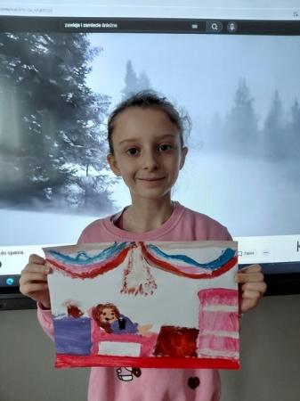 Malowanie farbami - mój kącik, w którym spędzam zimowe wieczory