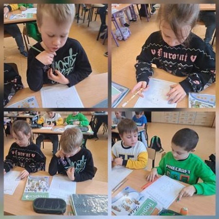 Klasa 2c i matematyczne zadanka w ramach projektu NIEzwykła matematyka