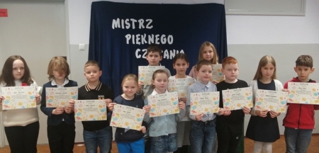 Międzyszkolny konkurs ''Mistrz pięknego czytania'' dla radlińskich trzecioklasistów rozstr