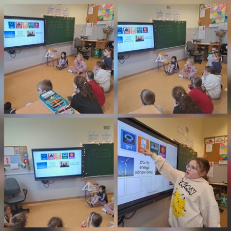 W klasie 2c Misja Zielona Energia wykonana