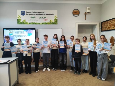 Konkurs ''Mistrz Pięknego Czytania'' klas 5 rozstrzygnięty