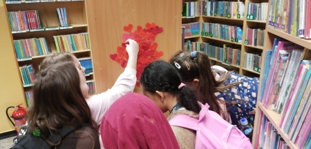 Walentynki w bibliotece