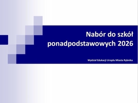 Informator naborowy do szkół ponadpodstawowych w powiecie rybnickim