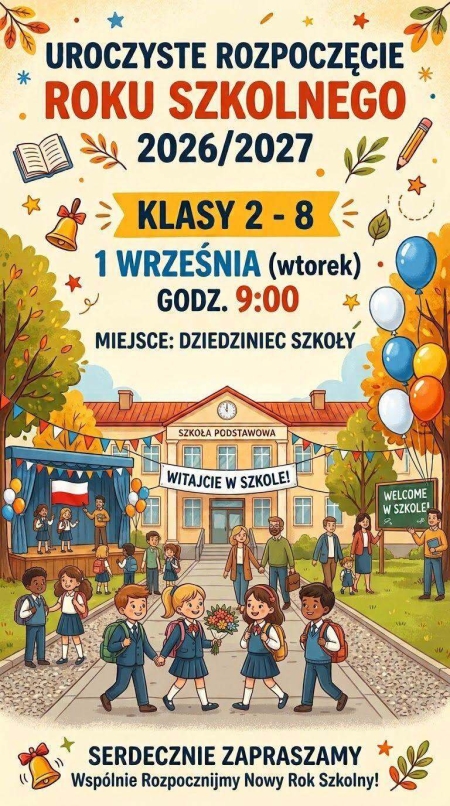 Rozpoczęcie roku szkolnego 2026/2027